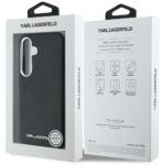 Etui Karl Lagerfeld Saffiano Full Wrapped Elongated Metal Logo MagSafe do Samsung Galaxy S25 - imagine 8