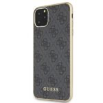 Guess GUHCN65G4GG iPhone 11 Pro Max grey hard case 4G Collection - imagine 2