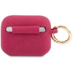 Guess GUACAPSILGLFU AirPods Pro cover fuschia Silicone Glitter - imagine 2