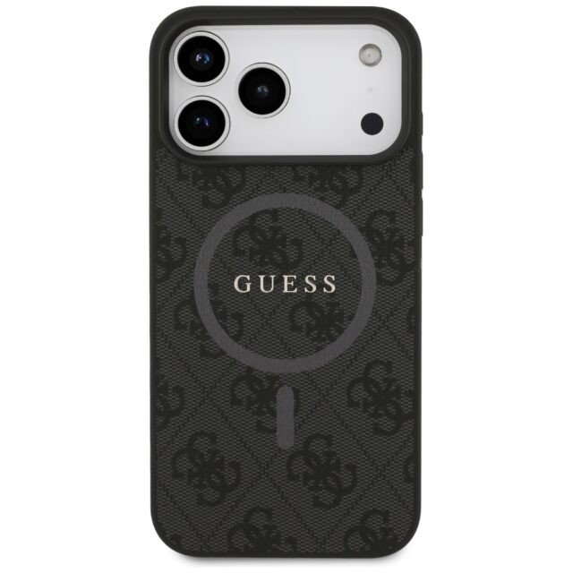 Guess 4G Ring Classic Logo MagSafe case for iPhone 17 Pro Max black - imagine 3