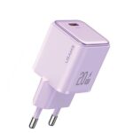USAMS Charger 1xUSB-C PD20W(only head) PD3.0 Fast Charging purple X-ron Series CC183TC0
