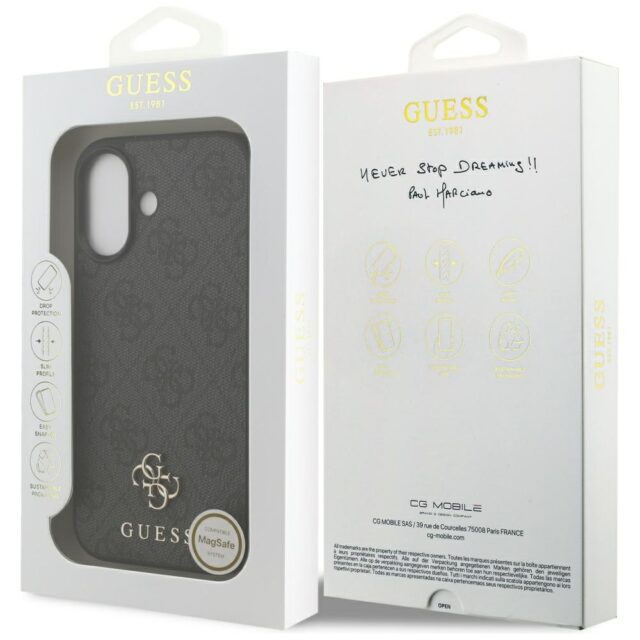 Guess 4G Small Classic Logo MagSafe case for iPhone 17 black - imagine 8