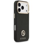 Case Guess Grained Strass Logo MagSafe for iPhone 17 Pro black - imagine 4