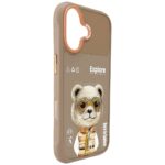 Case Nimmy Cool&Cute 2.0 Bear for iPhone  17 beige - imagine 6