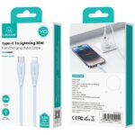 Cable USAMS Green Series SJ717 30W USB-C to Lightning 1m blue - imagine 10