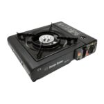 Extralink Portable Camping Stove, Gas Field Cooker 2-in-1 in a Case - imagine 4