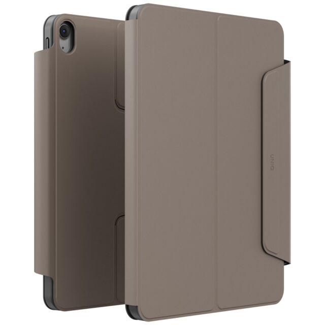 Case UNIQ Rovus Snapmount Magnetic 360 Rotating Detachable for iPad Air 13" M2/M3 (2024/2025) gray - imagine 2