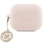 Guess GUAP23DSLGHDP AirPods Pro 2 (2022/2023) cover pink 3D Rubber 4G Diamond Charm