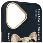 Nimmy case iPhone 16 6.1" black Glasses Cool Dog - imagine 5