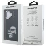 Case Karl Lagerfeld IML Aquarelle Karl   & Choupette & Logo for iPhone 16 black - imagine 8