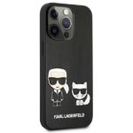 Karl Lagerfeld KLHCP13XPCUSKCBK iPhone 13 Pro Max 6,7" black hardcase Ikonik Karl & Choupette - imagine 4