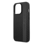 AMG AMHCP13LBLSCA iPhone 13 Pro / 13 6.1" black hardcase with Carbon Stripe & Embossed design - imagine 6
