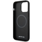 AMG AMHMP14XOSDBK iPhone 14 Pro Max 6.7" black hardcase with Leather Curved Lines and MagSafe - imagine 7