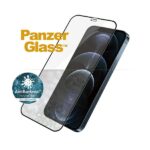 PanzerGlass E2E Super+ iPhone 12 Pro MaxCase Friendly AntiBacterial Microfracture black 2712 - imagine 2