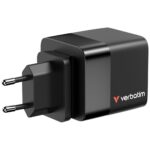Verbatim Charger GaN 65W 2xUSB-C/USB-A + EU/UK/US Adapter black 32217 - imagine 3