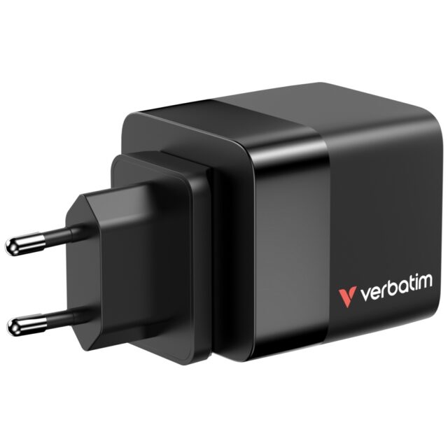 Verbatim Charger GaN 65W 2xUSB-C/USB-A + EU/UK/US Adapter black 32217 - imagine 3