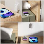 Wall Charger 4smarts FlatPlug Slim Dual 65W GaN 2xUSB-C white - imagine 3