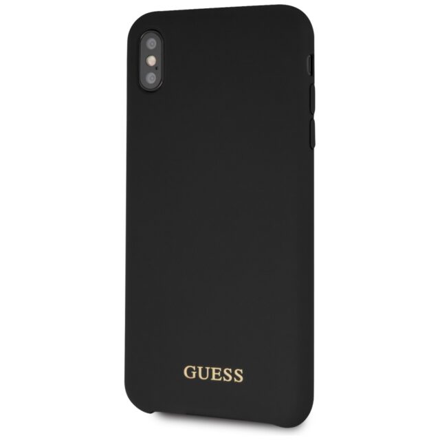 Guess GUHCI65LSGLBK iPhone Xs Max black hard case Silicone - imagine 2
