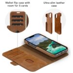 Etui dbramante 1928 Lynge 2w1 Wallet do  iPhone 14 Pro brązowy/brown - imagine 6