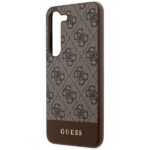 Guess GUHCS23SG4GLBR S23 S911 brown hardcase 4G Stripe Collection - imagine 6