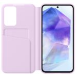 Samsung EF-ZA556CVEGWW A55 5G A556 lavender Smart View Wallet Case - imagine 3