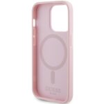 Guess GUHMP14XPSAHMCP iPhone 14 Pro Max 6,7" pink hardcase Saffiano MagSafe - imagine 7