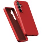Case Pure MagSafe Silicone Sam S25 red
