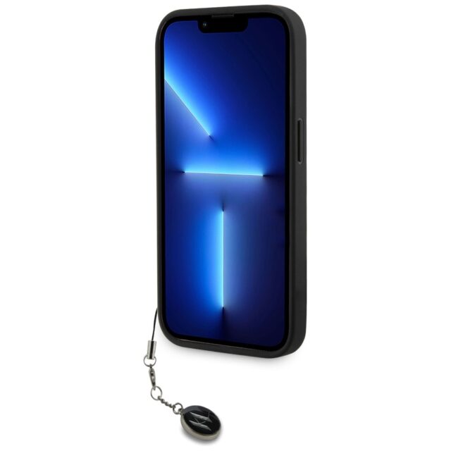 Karl Lagerfeld KLHCP15XPSAKDGCK iPhone 15 Pro Max 6.7" black hardcase Saffiano Rhinestones & C - imagine 5