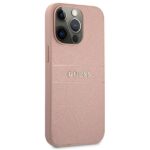 Guess GUHCP13XPSASBPI iPhone 13 Pro Max6,7" pink hardcase Saffiano Stripe - imagine 4