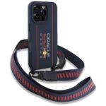 Red Bull RBHMP16L24SISOLRV iPhone 16 Pro 6.3" hardcase Silicone Strap and Vertical Logo MagSafe navy - imagine 3