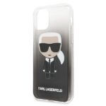 Karl Lagerfeld KLHCN61TRDFKBK iPhone 11 6,1" / Xr black Gradient Ikonik Karl - imagine 3
