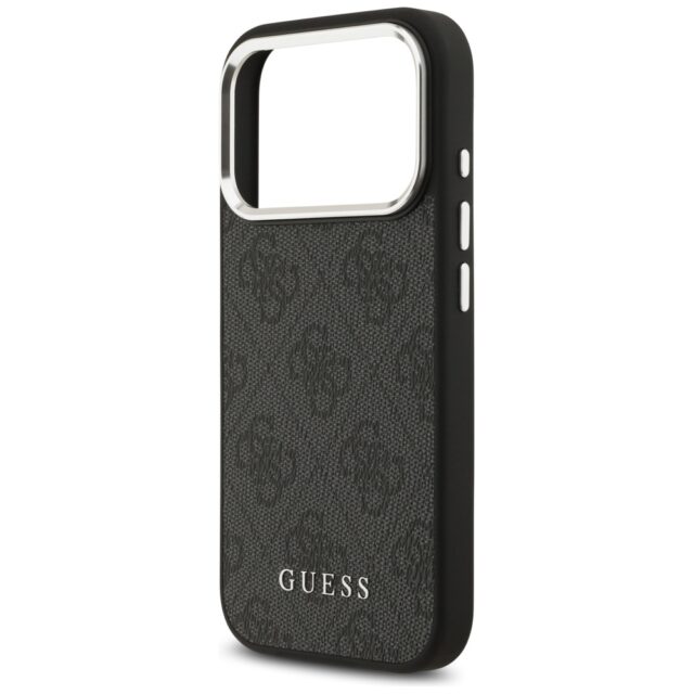 Case Guess 4G Classic Logo MagSafe for iPhone 17 Pro black - imagine 6