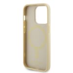 Guess GUHMP15LPSAHMCB iPhone 15 Pro 6.1" gold hardcase Saffiano MagSafe - imagine 7
