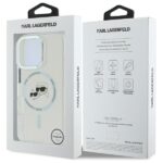 Karl Lagerfeld KLHMP16XHLSKCH iPhone 16 Pro Max 6.9" white hardcase IML Metal Karl&Choupette He - imagine 8