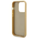 Guess GUHCP15LPMSDGSD iPhone 15 Pro 6.1" gold hardcase Disco Metal Script - imagine 7