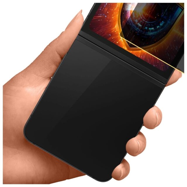 Privacy film 3MK Silky Matt Privacy for Samsung Galaxy Z Flip6 / Z Flip7 FE - imagine 5