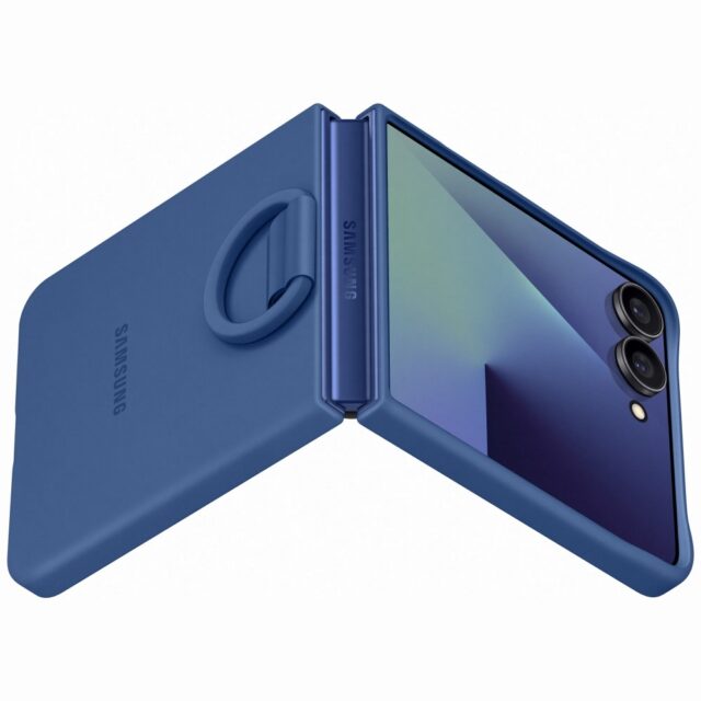 Case Samsung Ring Case for Galaxy Z Flip7 blue - imagine 4