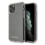 Guess GUHCN58PCGLSI iPhone 11 Pro silver hard case Glitter