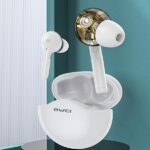AWEI T12TWS Bluetooth sports headphones white - imagine 3