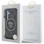 Case Guess 4G Glitter Triangle Buttons MagSafe for Samsung Galaxy S25 Plus black - imagine 8