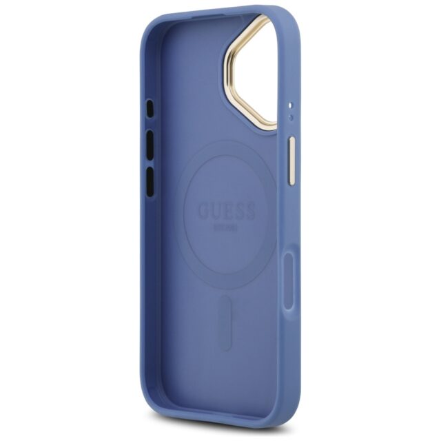 Case Guess 4G PU Classic Logo MagSafe for iPhone 17 blue - imagine 7