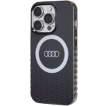 Audi IML Big Logo MagSafe Case iPhone 14 Pro 6.1" black hardcase AU-IMLMIP14P-Q5/D2-BK - imagine 2