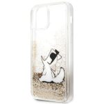 Karl Lagerfeld KLHCP12MGCFD iPhone 12/ 12 Pro 6,1" gold hardcase Liquid Glitter Choupette Fun - imagine 6