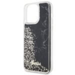 Guess GUHCP14XLCSGSGK iPhone 14 Pro Max 6.7" black hardcase Liquid Glitter Marble - imagine 6