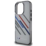 BMW BMHCP16X23HTRAG iPhone 16 Pro Max 6.9" grey hardcase Motorsport IML Random Stripes - imagine 6
