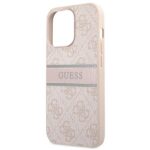 Guess GUHCP13L4GDPI iPhone 13 Pro / 13 6,1" pink hardcase 4G Stripe - imagine 6