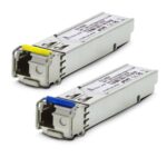 Extralink SFP WDM 1.25G 1310/1550nm | SFP Module | Single mode, 20km, LC, DDM, Pair