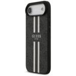 Case Guess 4G Printed Stripes MagSafe for iPhone Air black - imagine 2
