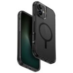 UNIQ Combat iPhone 16 case 6.1" Magclick Charging black/carbon black