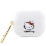 Hello Kitty HKAP23DKHSH AirPods Pro 2 (2022/2023) Cover White Silicone 3D Kitty Head